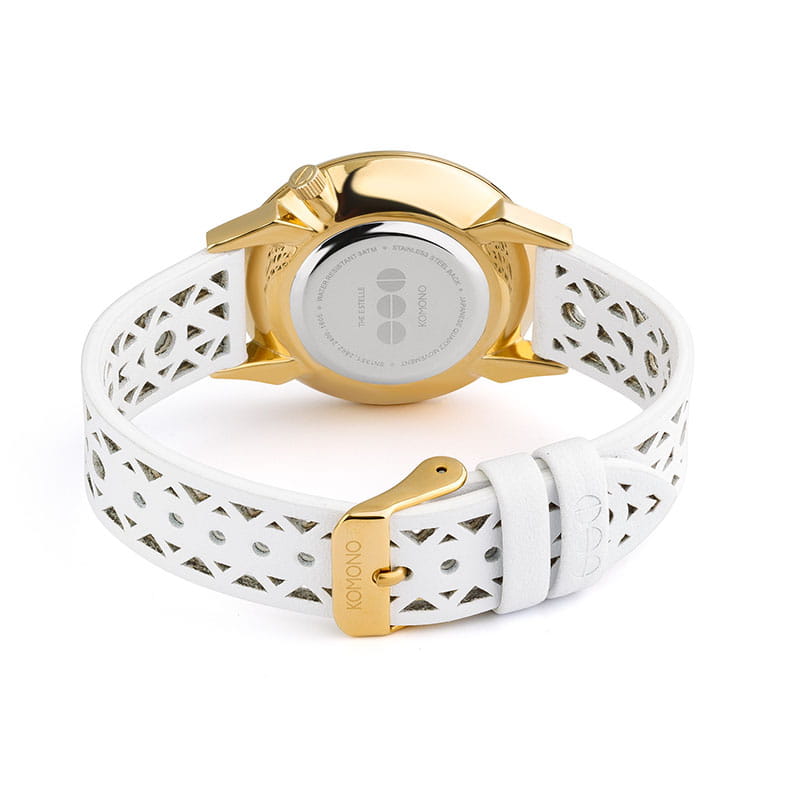 Komono Estelle Cutout White Gold KOM-W265 Twoje Zegarki