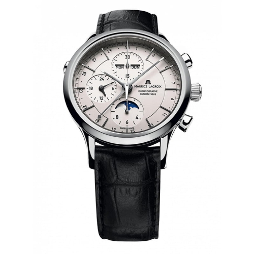 Zegarek Maurice Lacroix Les Classiques Chronographe Phase De Lune Automatique LC6078-SS001-13E