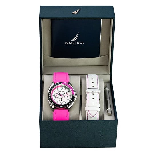 Zegarek damski Nautica Sport Ring Box Set A09913G Twoje Zegarki