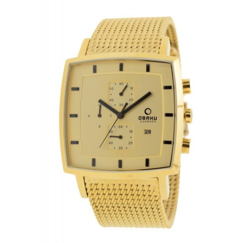 Zegarek Obaku Chronograph V134GGGMG2