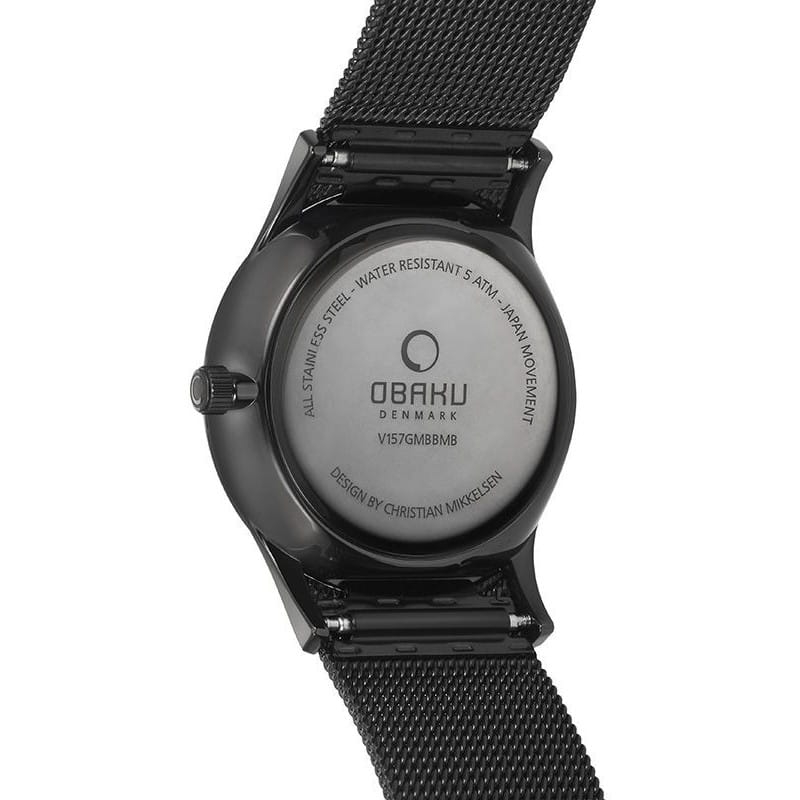 Obaku Torden Charcoal V157GMBBMB Twoje Zegarki