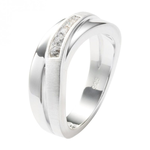 Pierścionek  Fossil Silver JF12766040170