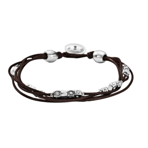 Bransoletka Fossil Multi Strand Chocolate JA5798040