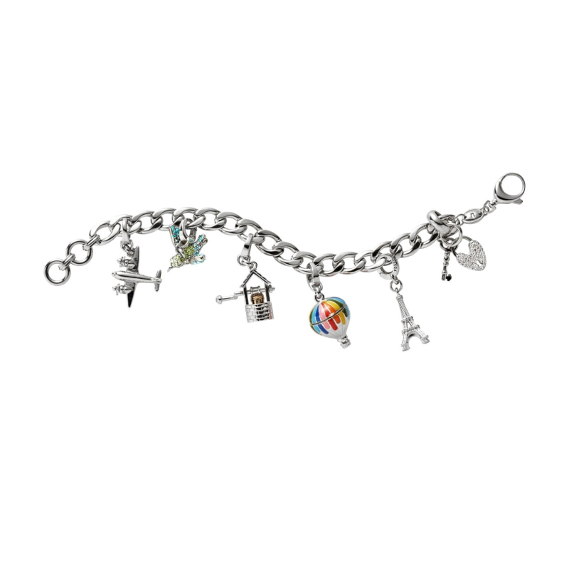 Bransoletka Fossil Link Charm JF00142040 Twoje Zegarki