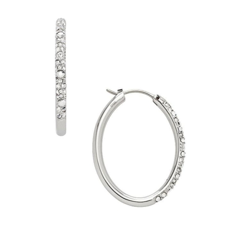 Kolczyki Fossil Glitz Hoops JF01009040