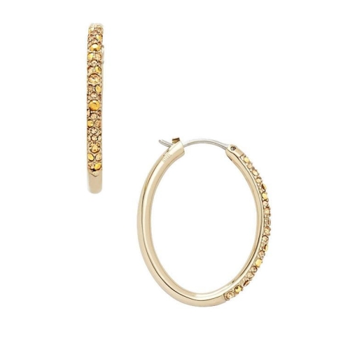 Kolczyki Fossil Glitz Hoops JF01011710