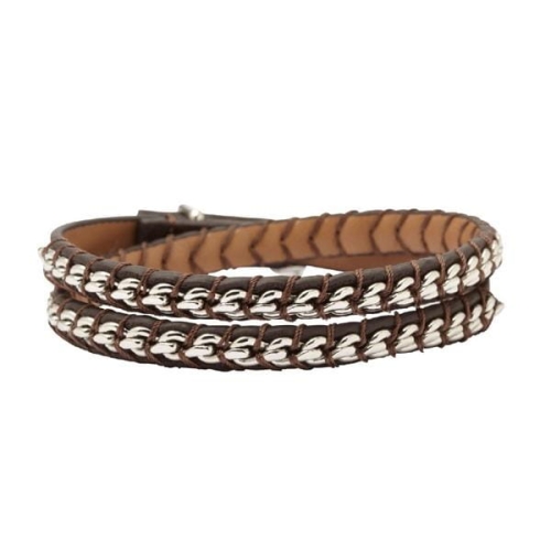 Bransoletka Fossil Chocolate Duble Chain JA5866040
