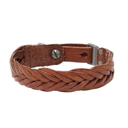 Bransoletka Fossil Braided Leather JA6120797