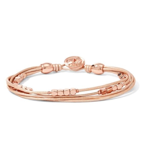 Bransoletka Fossil Dainty Nugget Rose JA6261791