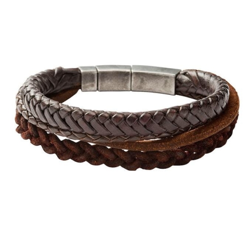 Bransoleta Fossil Braided Multi JF85296040