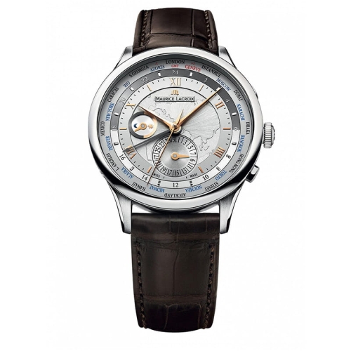 Zegarek Maurice Lacroix Masterpiece Worldtimer MP6008-SS001-110