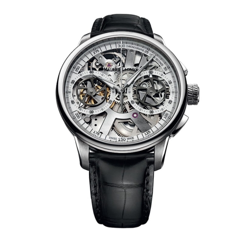 Zegarek Maurice Lacroix Masterpiece Le Chronographe Squelette MP7128-SS001-100-1