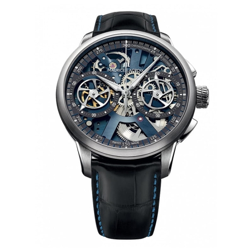 Zegarek Maurice Lacroix Masterpiece Le Chronographe Squelette MP7128-SS001-400-1