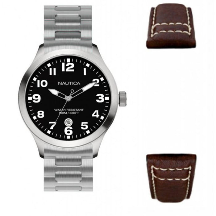 Zegarek męski Nautica BFD 101 Date Box Set A15599G Twoje Zegarki