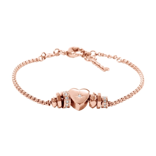 Bransoletka Fossil Rose Heart JF00652791