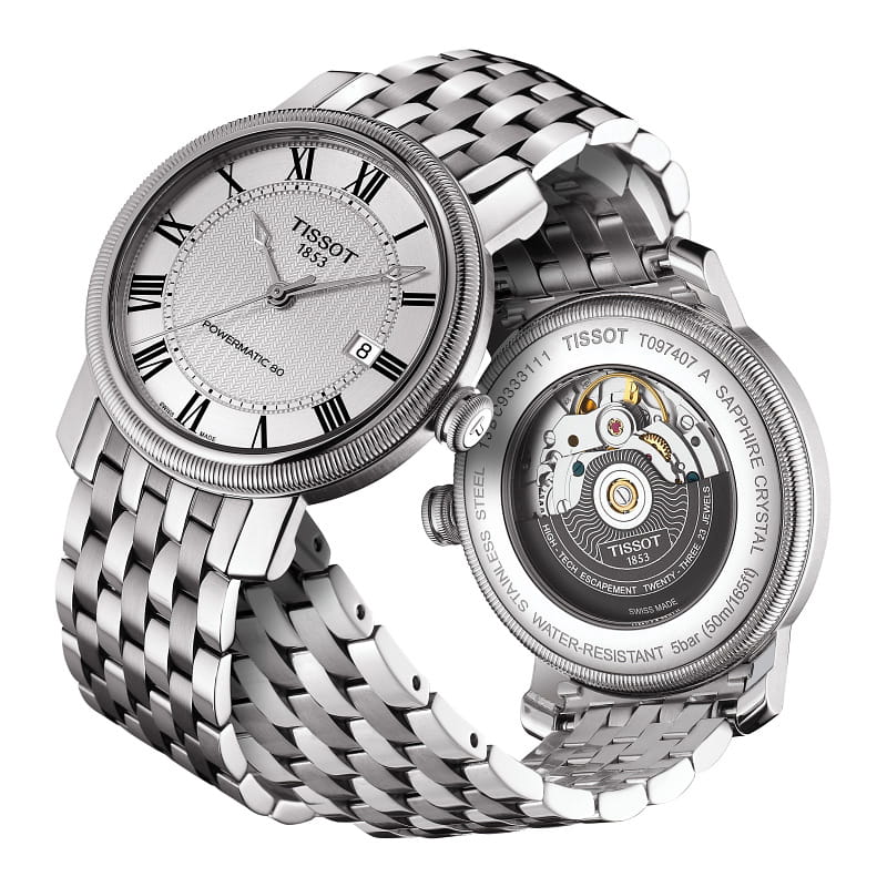 Zegarek Tissot Bridgeport Powermatic 80 Gent T0974071103300 Twoje Zegarki