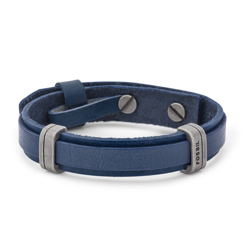 Bransoleta Fossil Leather Pin JA6511797