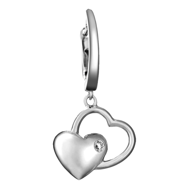 Kolczyki Frederique Constant Double Heart FC-601A1 Twoje Zegarki