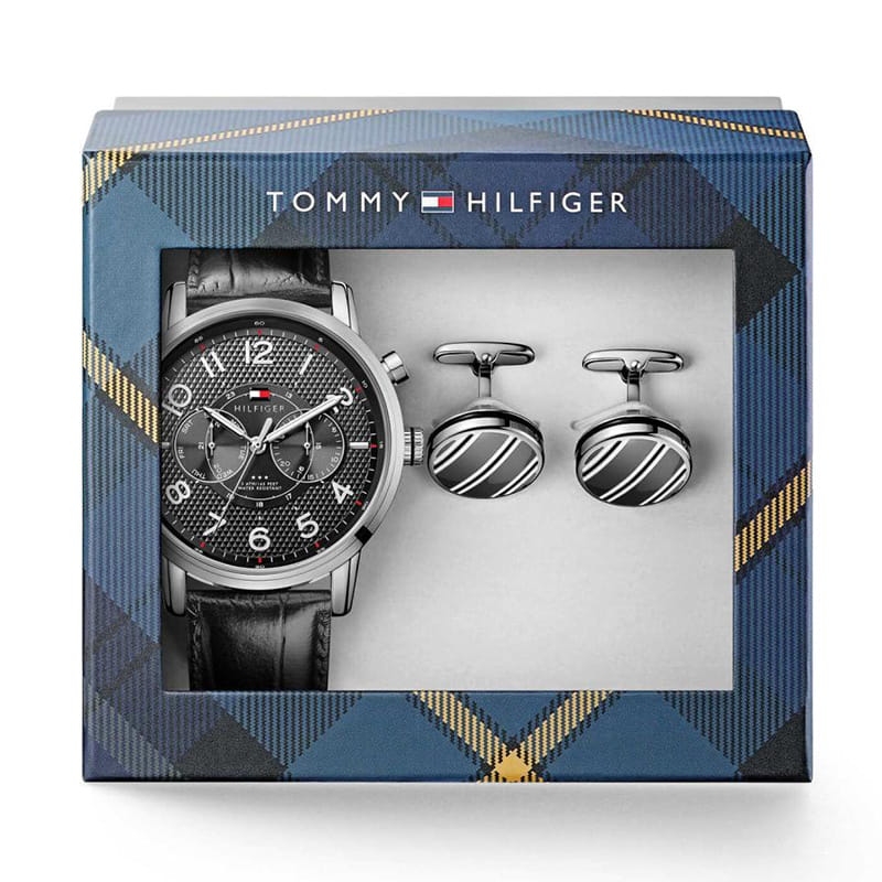 Zegarek męski Tommy Hilfiger Callan + Spinki do mankietów 2770004 Twoje Zegarki