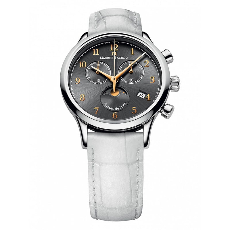 Zegarek Maurice Lacroix Les Classiques Chronographe Phases De Lune Ladies LC1087-SS001-821-1 Twoje Zegarki