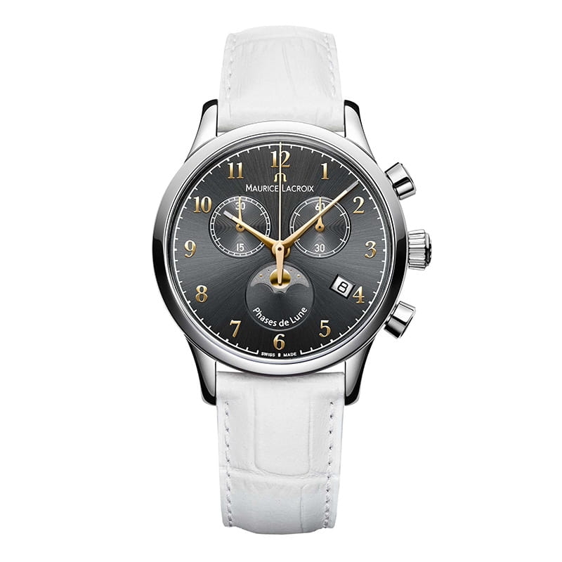 Zegarek Maurice Lacroix Les Classiques Chronographe Phases De Lune Ladies LC1087-SS001-821-1 Twoje Zegarki