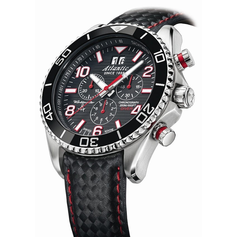 Zegarek męski Atlantic Worldmaster Diver Chrono 55470.47.65RC Twoje Zegarki