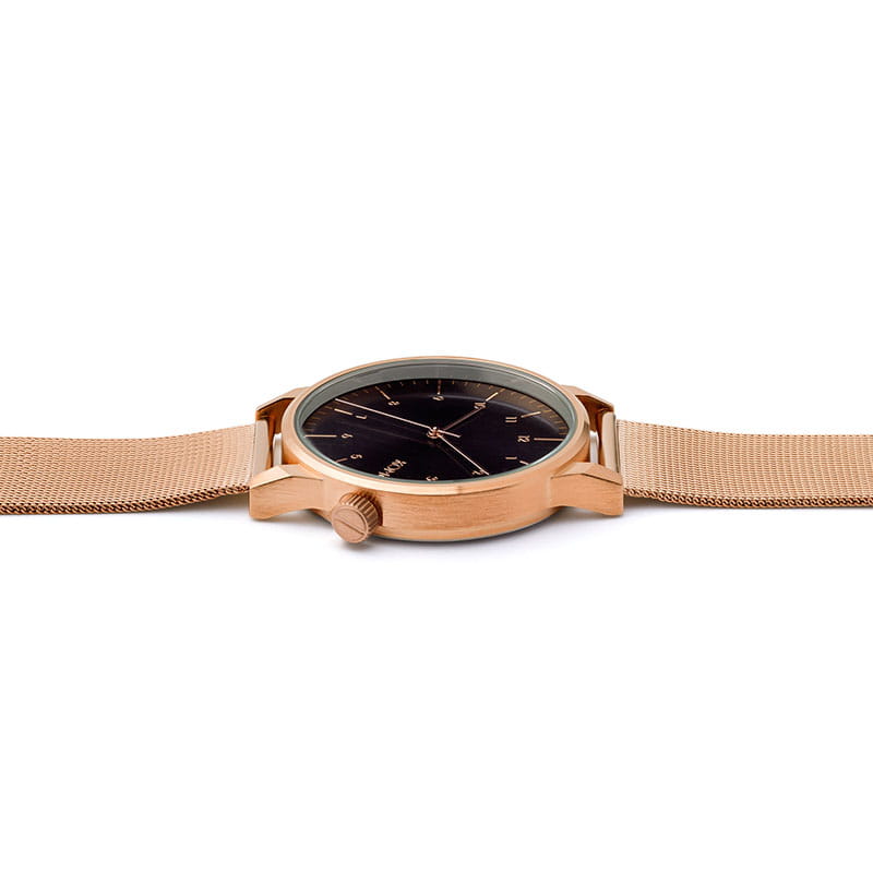 Komono Winston Royale Rose Gold Black KOM-W2354 Twoje Zegarki