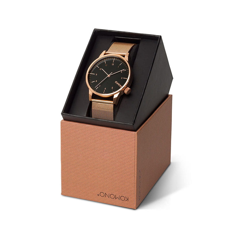 Komono Winston Royale Rose Gold Black KOM-W2354 Twoje Zegarki