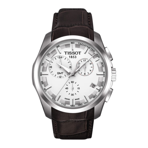 Zegarek Tissot Couturier Quartz GMT T0354391603100