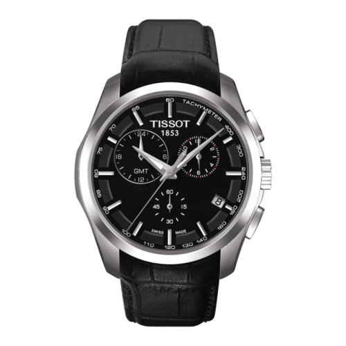 Zegarek Tissot Couturier Quartz GMT T0354391605100
