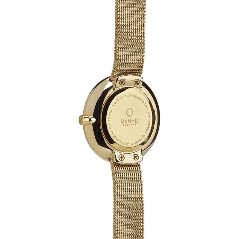 Obaku Stille Glimt Gold V146LGGMG2 Twoje Zegarki
