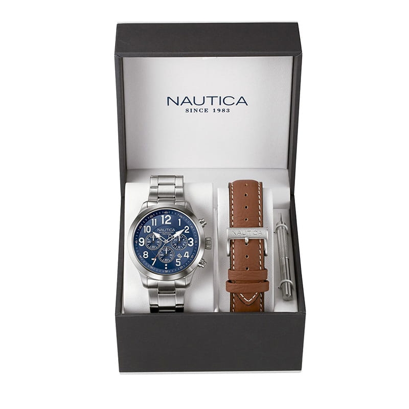 Zegarek męski Nautica NCC 01 Chrono Box Set NAI18509G Twoje Zegarki
