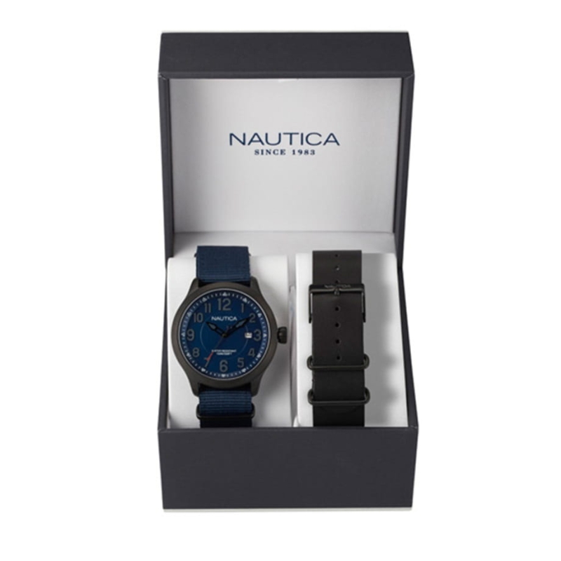 Zegarek męski Nautica NCC01 Date Box Set NAI14519G Twoje Zegarki