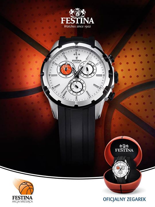 Zegarek męski Festina Chronograph Tauron Basket Liga Limited Edition F16838/PLK Twoje Zegarki