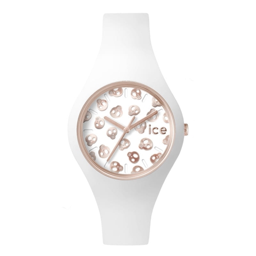 Zegarek damski Ice Watch Ice Skull White Rose Gold ICESKWRGUS15