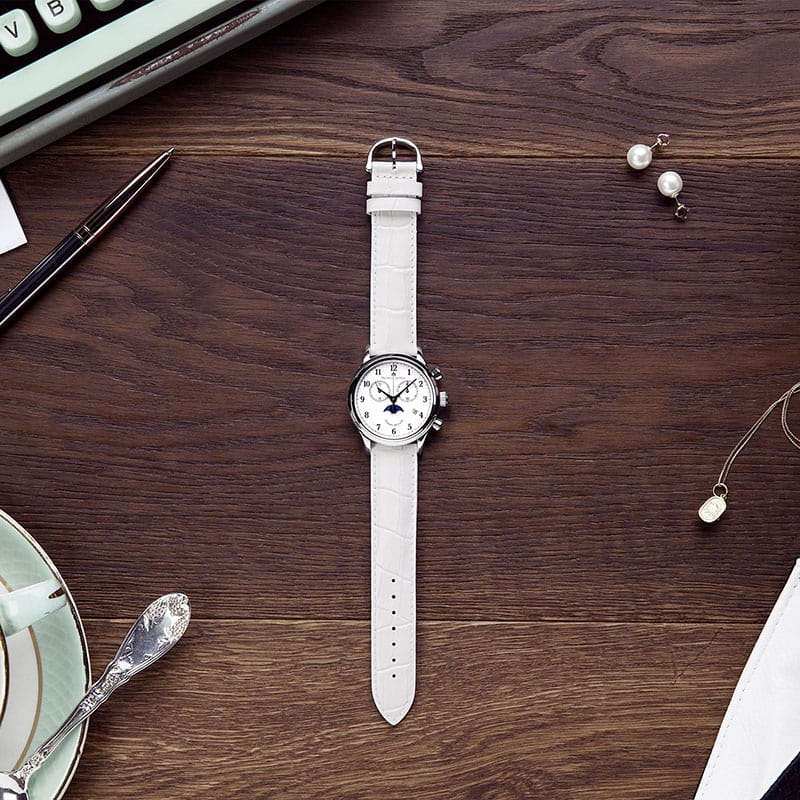 Zegarek Maurice Lacroix Les Classiques Chronographe Phases De Lune Ladies LC1087-SS001-120-1 Twoje Zegarki