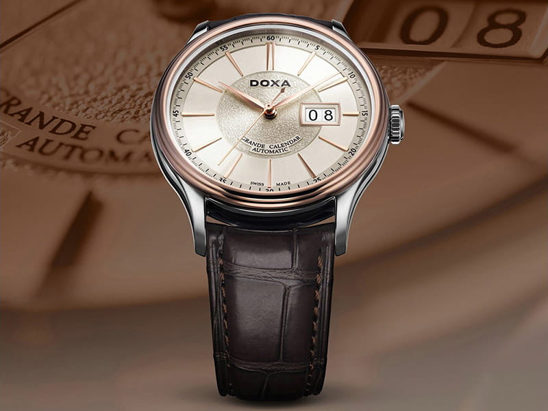 Zegarek męski Doxa Grandemetre Grande Calendar D187RIY Twoje Zegarki