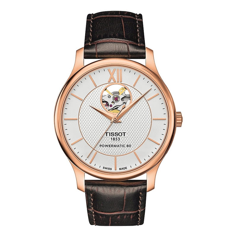 Tissot Tradition Powermatic 80 Open Heart T063.907.36.038.00 Twoje Zegarki
