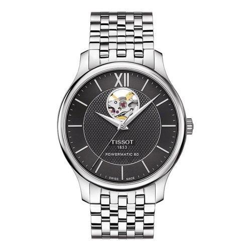 Zegarek Tissot Tradition Powermatic 80 Open Heart T0639071105800