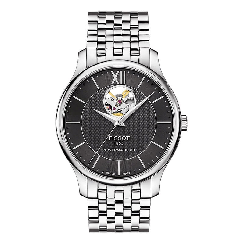 Tissot Tradition Powermatic 80 Open Heart T063.907.11.058.00 Twoje Zegarki