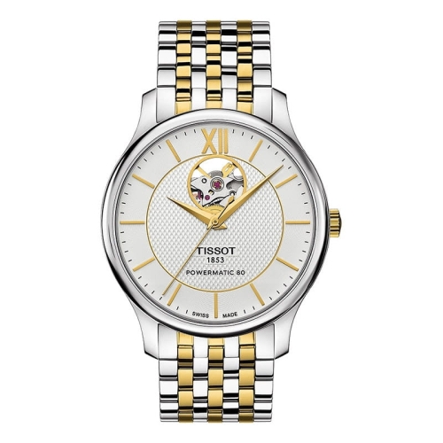 Zegarek Tissot Tradition Powermatic 80 Open Heart T0639072203800