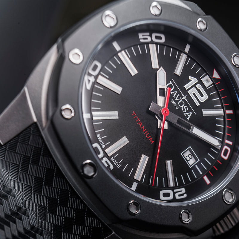 Zegarek męski Davosa Titanium Automatic 16156155 Twoje Zegarki