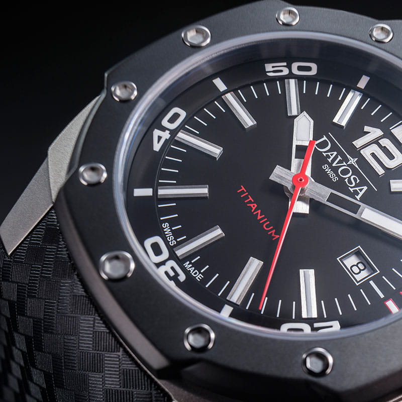 Zegarek męski Davosa Titanium Automatic 16156155 Twoje Zegarki