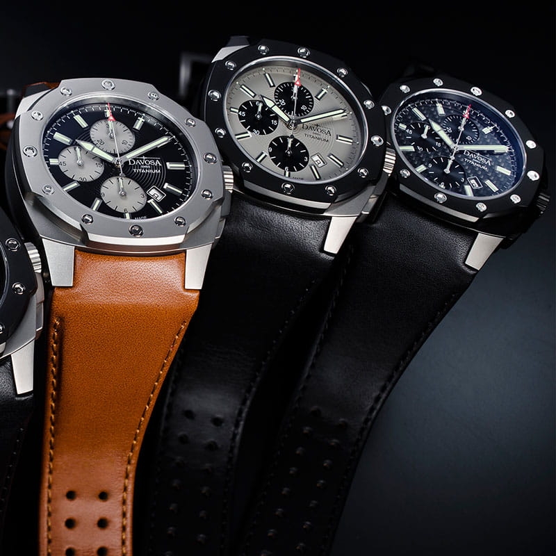 Zegarek męski Davosa Titanium Automatic Chronograph 16150515 Twoje Zegarki