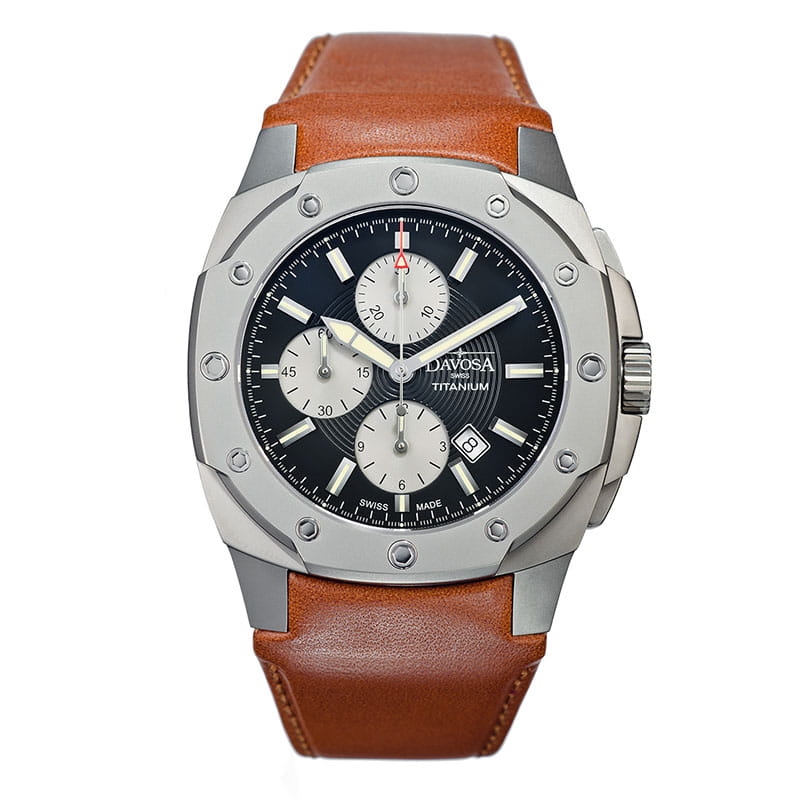 Zegarek męski Davosa Titanium Automatic Chronograph 16150355 Twoje Zegarki
