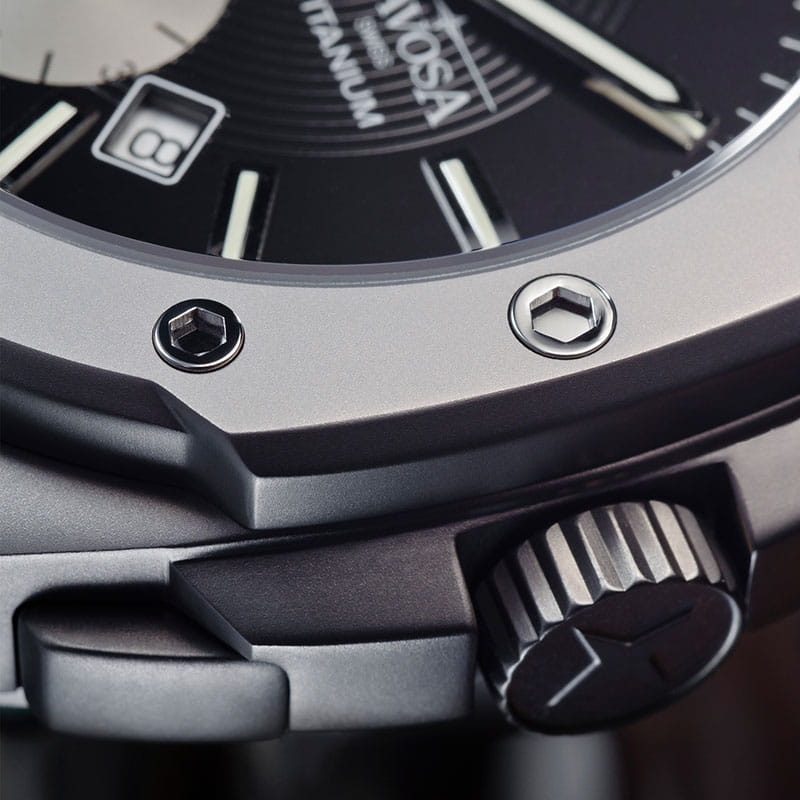Zegarek męski Davosa Titanium Automatic Chronograph 16150355 Twoje Zegarki