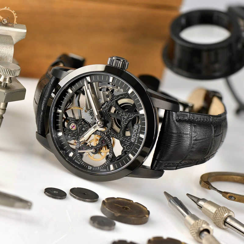 Epos Sophistiquee Skeleton 3424.189.25.15.25 Twoje Zegarki