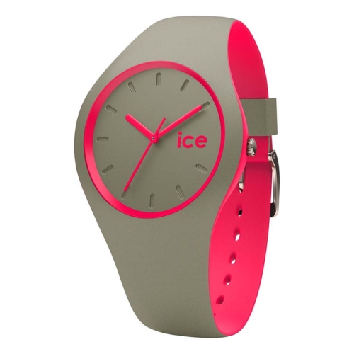 Zegarek damski Ice Watch Ice Duo Khaki Pink DUOKPKUS16