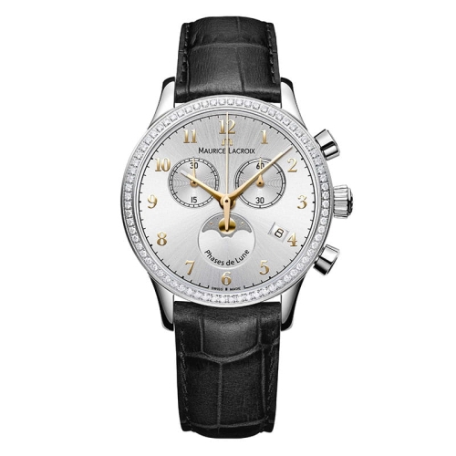 Zegarek Maurice Lacroix Les Classiques Chronographe Phases De Lune Ladies LC1087-SD501-121-1