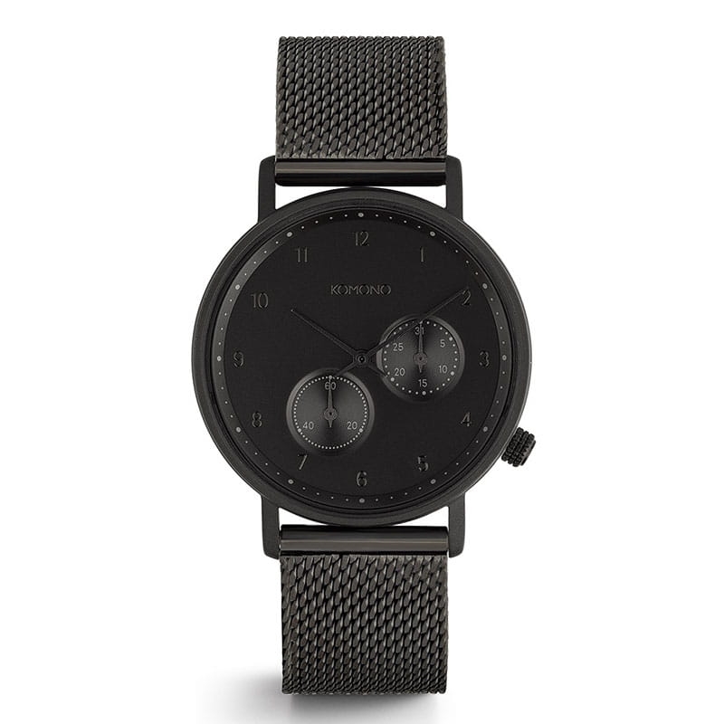 Zegarek męski Komono Walther Black Mesh KOM-W4021 Twoje Zegarki